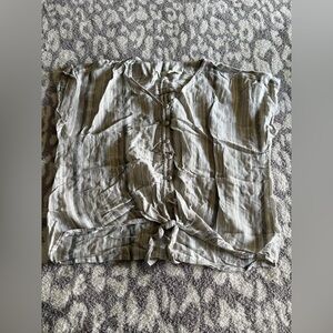 striped blouse & pants set